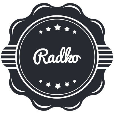 Radko badge logo