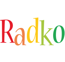 Radko birthday logo