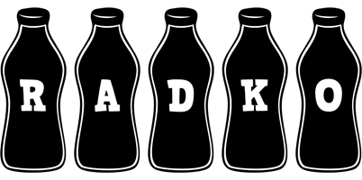 Radko bottle logo