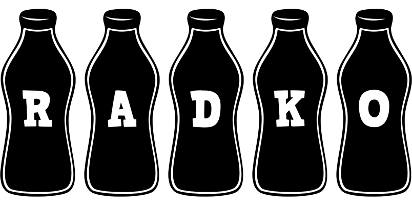 Radko bottle logo