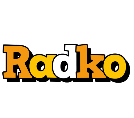Radko cartoon logo