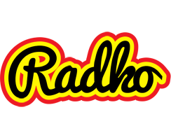 Radko flaming logo