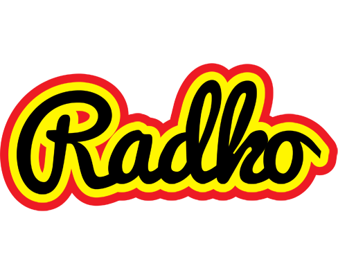 Radko flaming logo