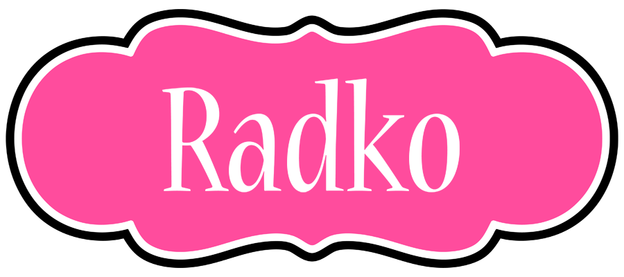 Radko invitation logo