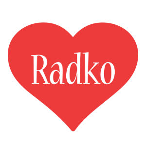 Radko love logo