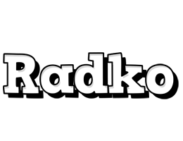 Radko snowing logo