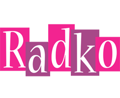 Radko whine logo