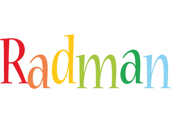 Radman birthday logo