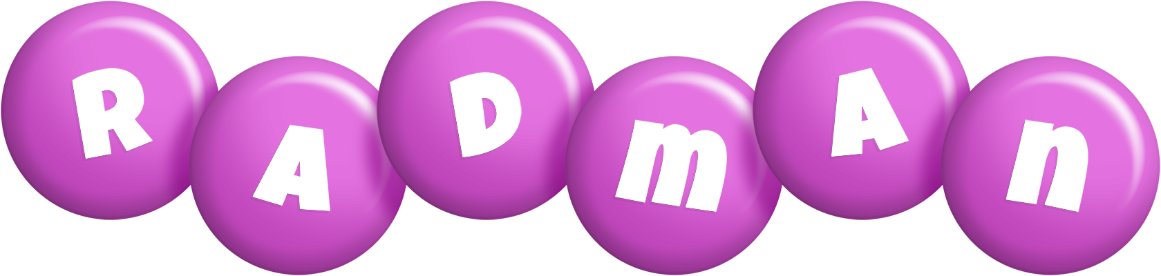 Radman candy-purple logo