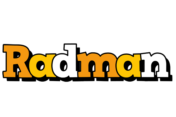 Radman cartoon logo