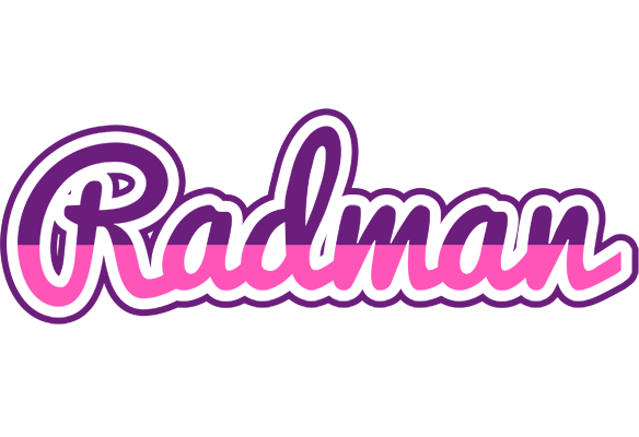 Radman cheerful logo