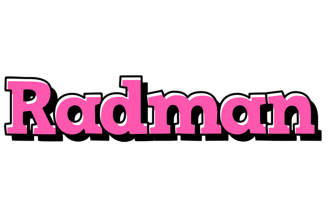 Radman girlish logo