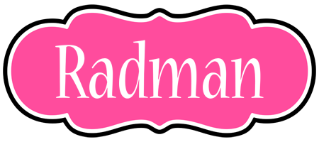 Radman invitation logo