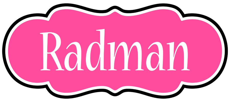 Radman invitation logo