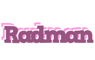 Radman relaxing logo