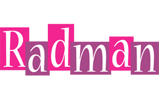 Radman whine logo