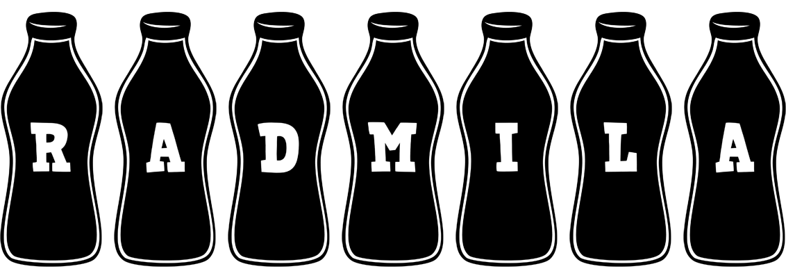 Radmila bottle logo