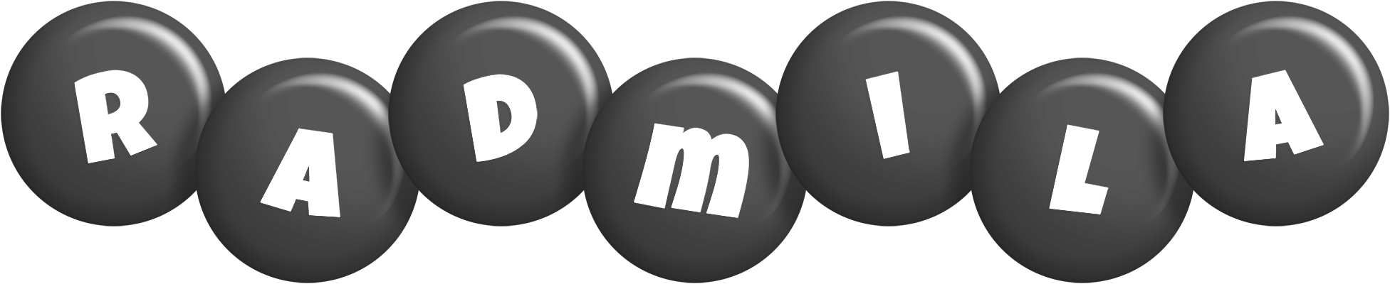 Radmila candy-black logo