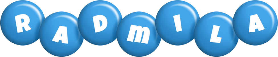 Radmila candy-blue logo