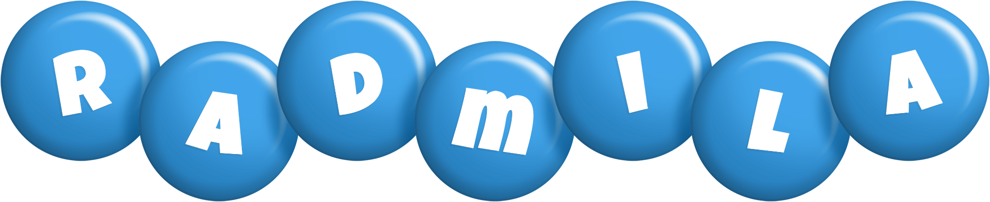Radmila candy-blue logo