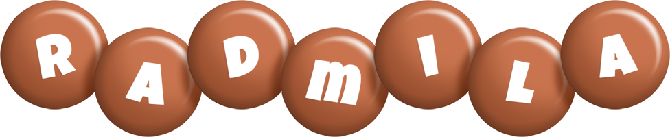 Radmila candy-brown logo