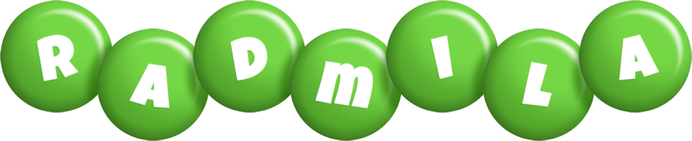 Radmila candy-green logo