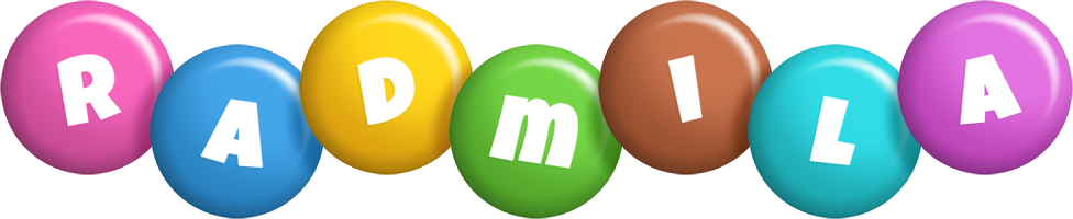 Radmila candy logo