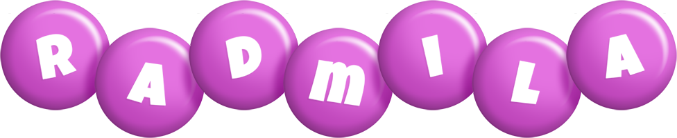 Radmila candy-purple logo