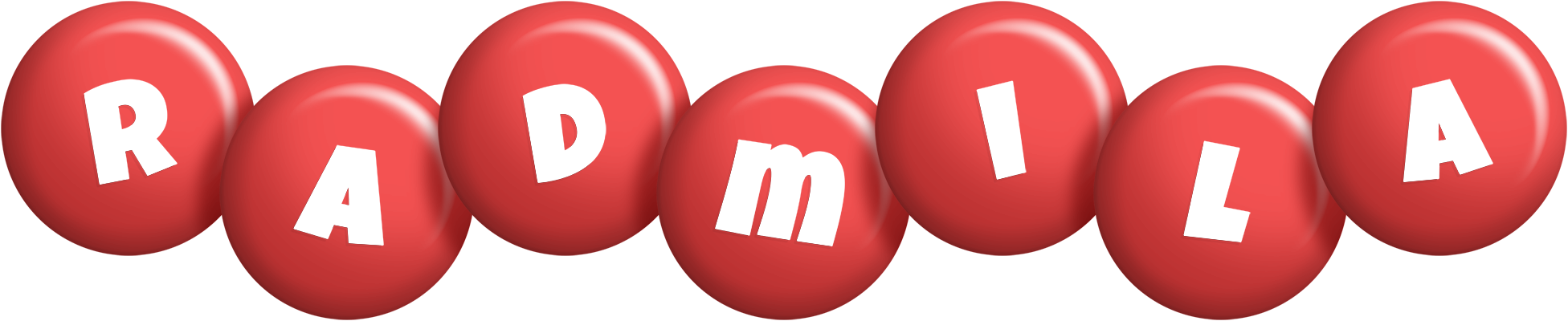 Radmila candy-red logo