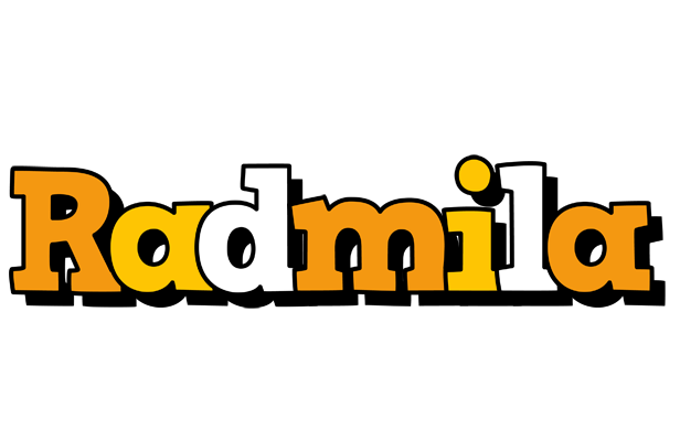 Radmila cartoon logo