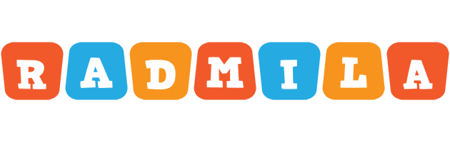 Radmila comics logo