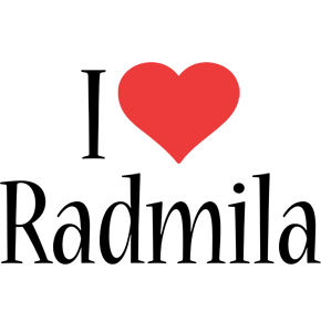 Radmila i-love logo