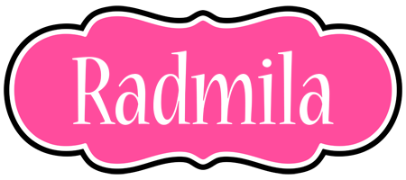 Radmila invitation logo