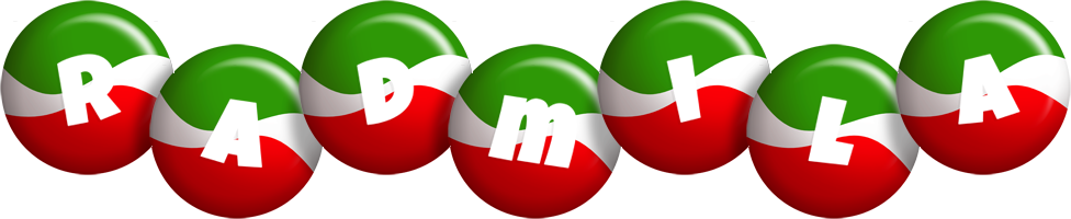 Radmila italy logo