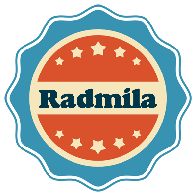 Radmila labels logo