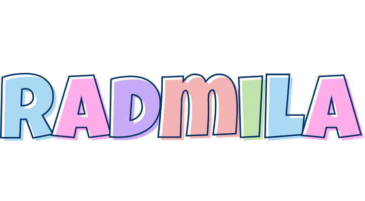 Radmila pastel logo