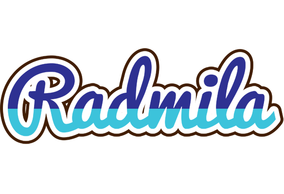Radmila raining logo