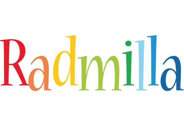 Radmilla birthday logo