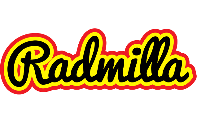 Radmilla flaming logo