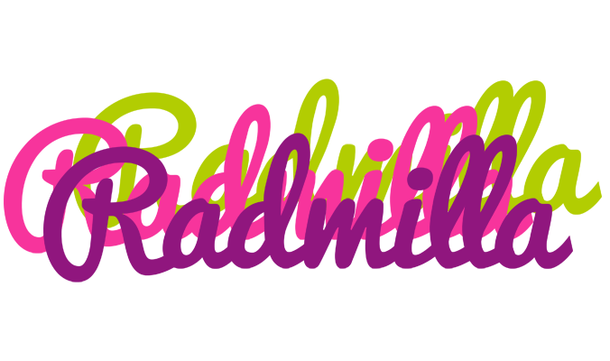 Radmilla flowers logo