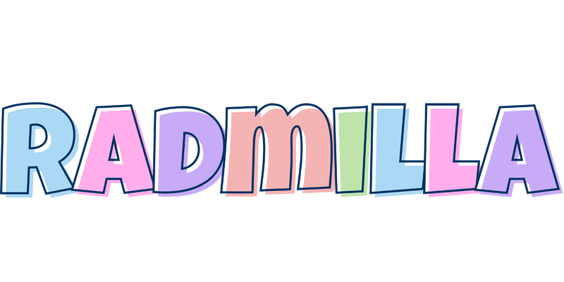 Radmilla pastel logo