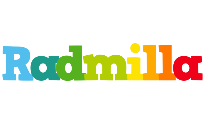 Radmilla rainbows logo