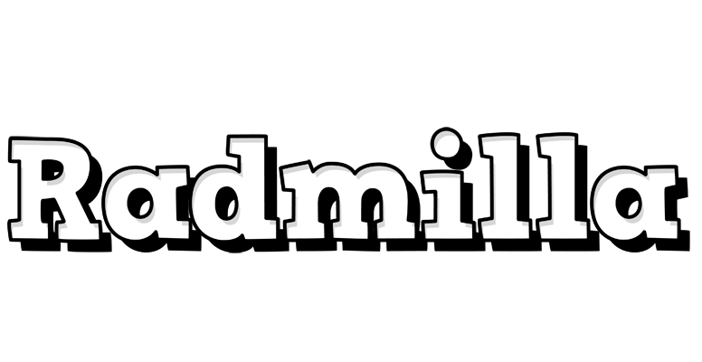 Radmilla snowing logo