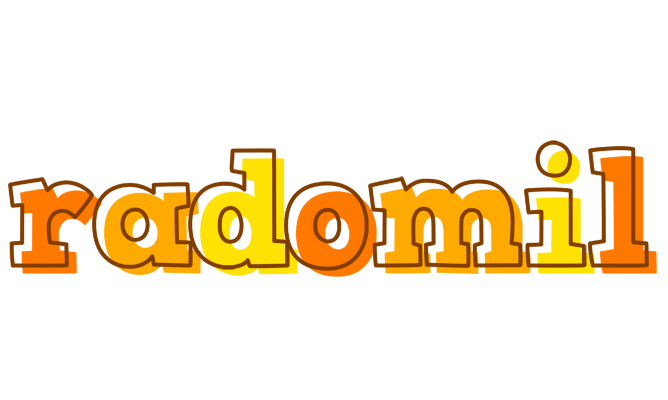 Radomil desert logo