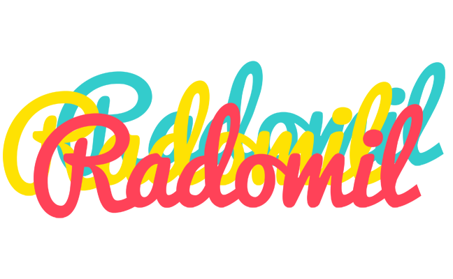Radomil disco logo