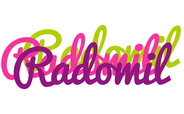 Radomil flowers logo