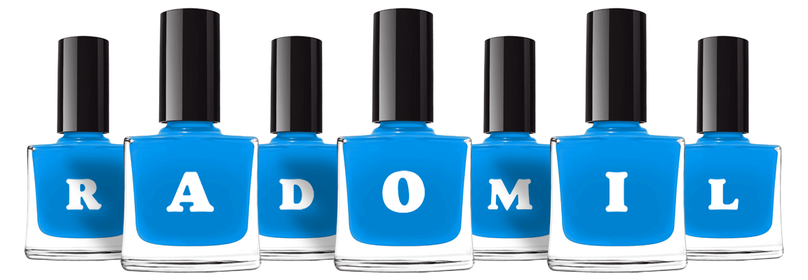 Radomil glossy logo