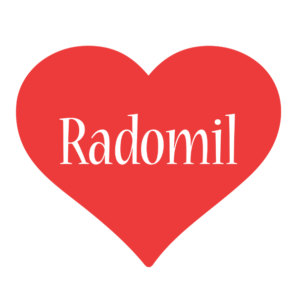 Radomil love logo