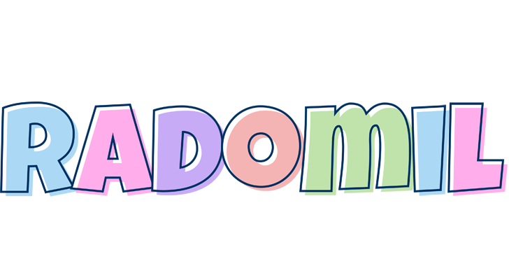Radomil pastel logo