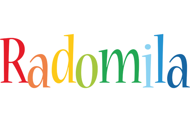 Radomila birthday logo
